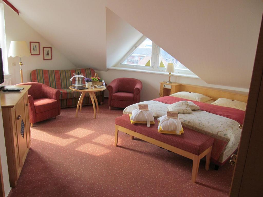 Inselhotel Vierjahreszeiten ボルクム 部屋 写真